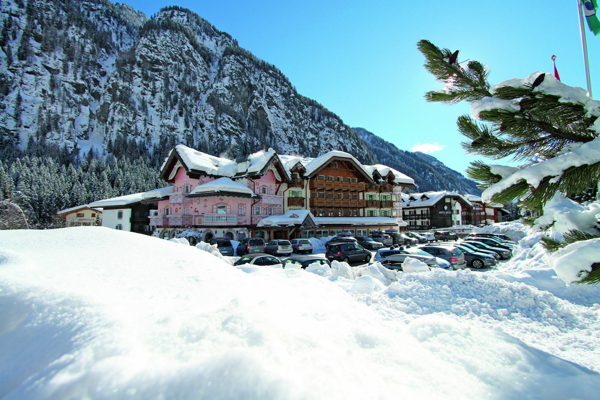 Hotel Soreghes Gran Chalet Campitello di Fassa Exterior photo